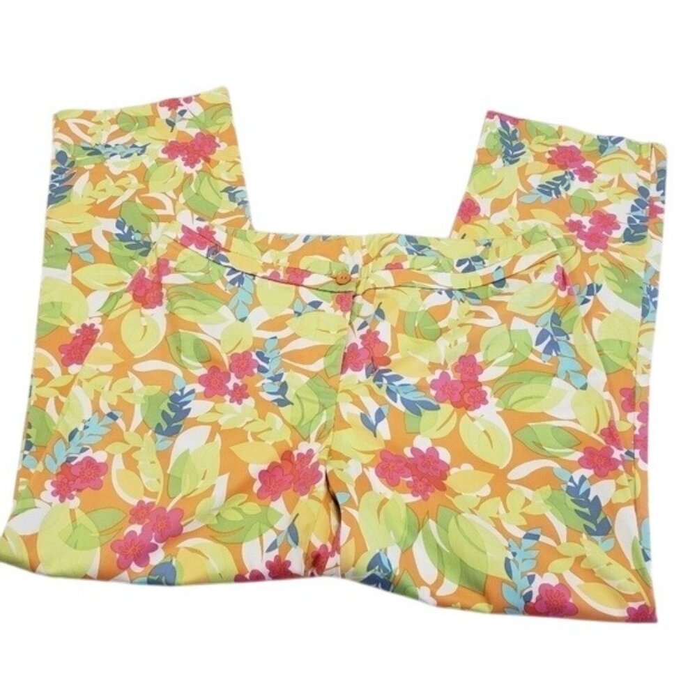Sigrid Olsen Sport Womens Floral Pants Size 8 - Picture 4 of 7